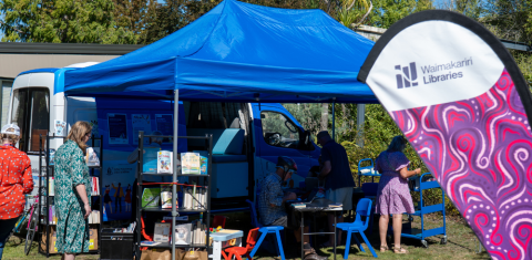 Waimakariri Libraries Trials Pop-up Library 
