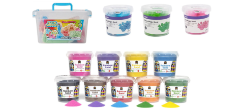 Disposal advice for recalled coloured sand products