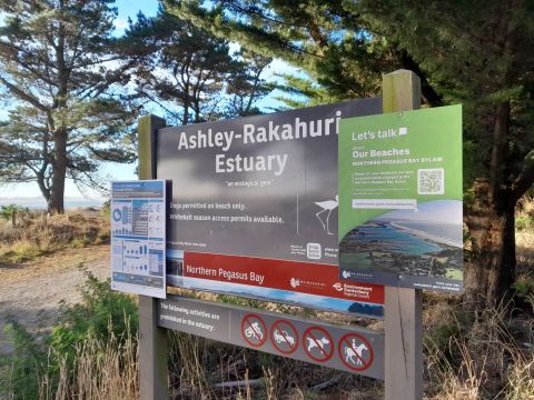 Waimakariri District Council trials sustainable signage 