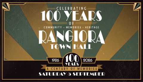 Performance Showcase to Mark 100 years of Rangiora Town Hall